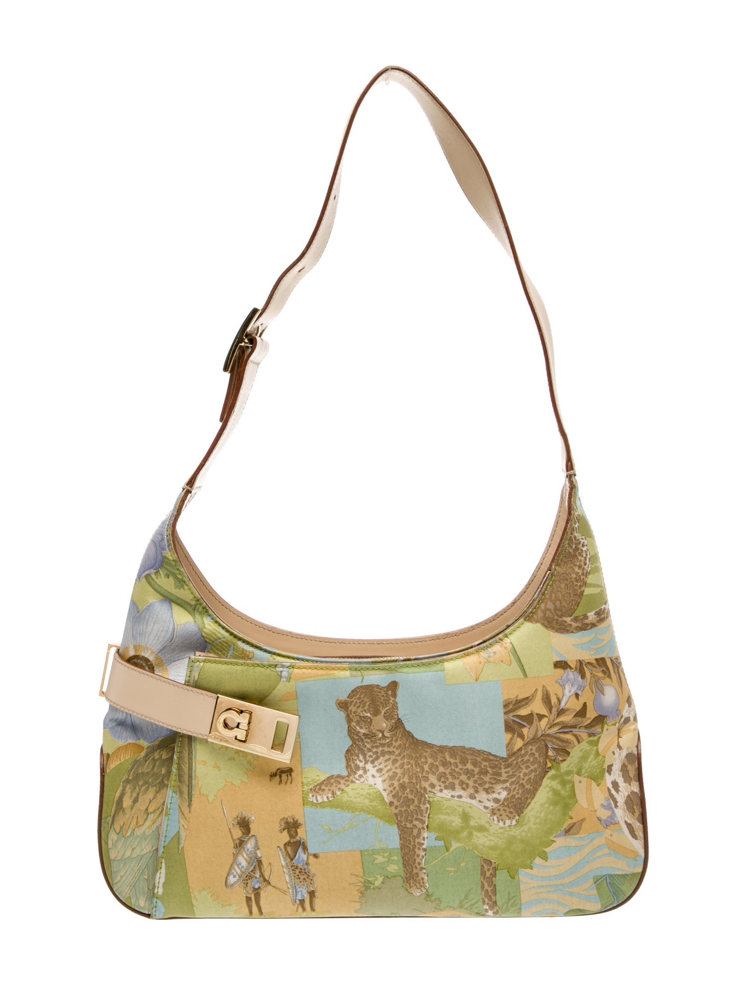 Salvatore Ferragamo Gancio Top Handle Bag