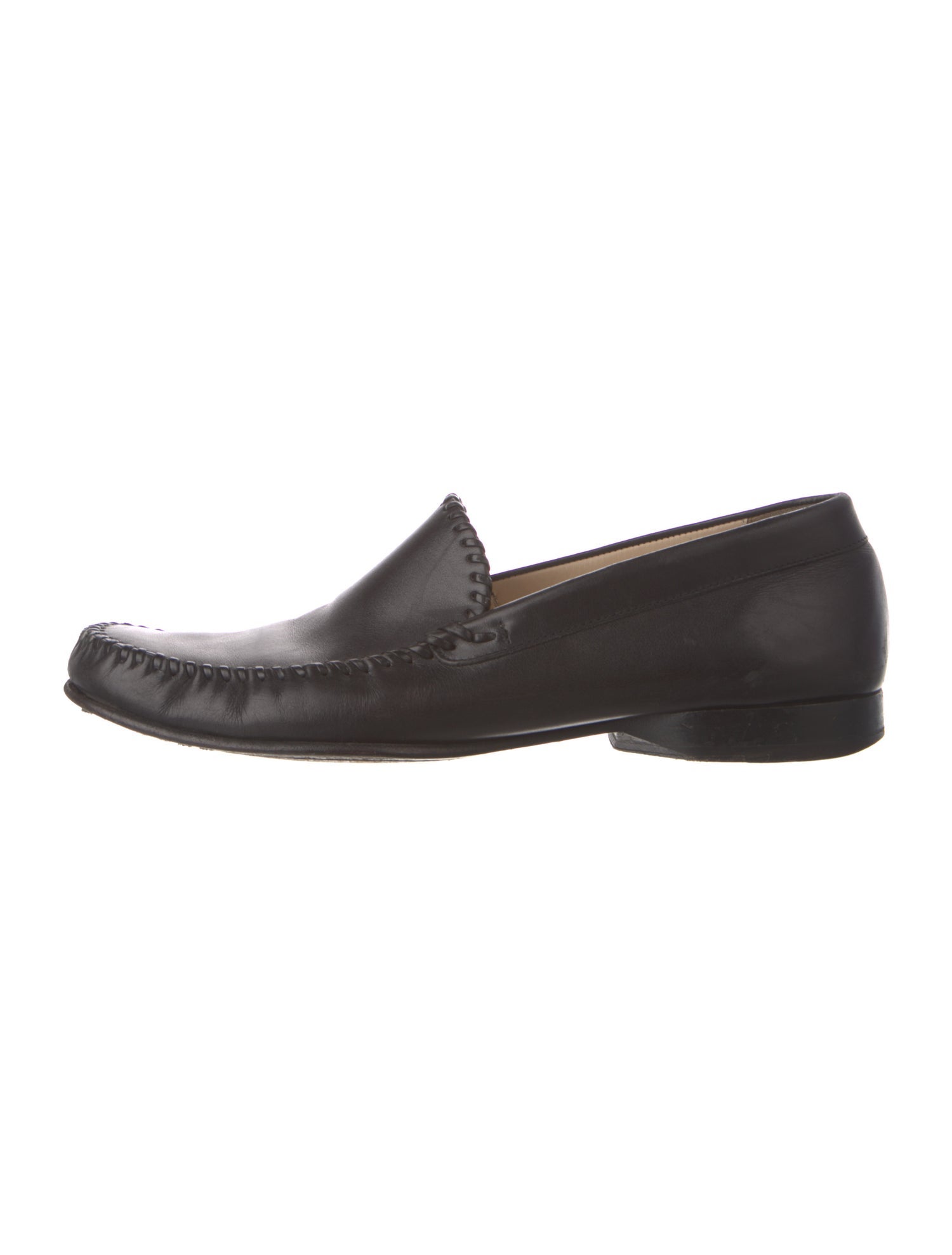 Salvatore Ferragamo Horsebit Accent Leather Loafers