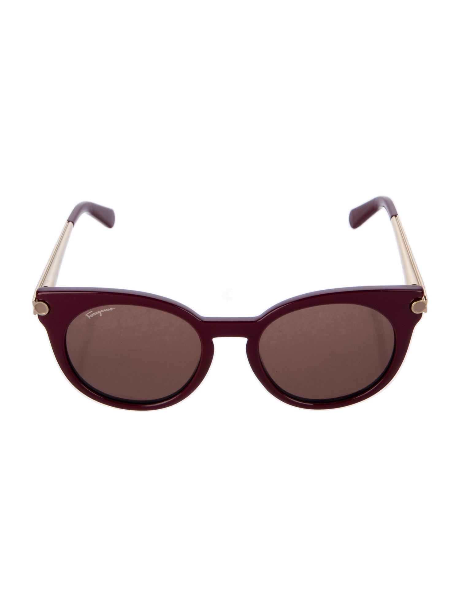 Salvatore Ferragamo Round Tinted Sunglasses