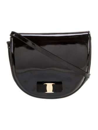 Salvatore Ferragamo Patent Leather Crossbody Bag