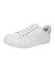 Salvatore Ferragamo Leather Glitter Accents Sneakers
