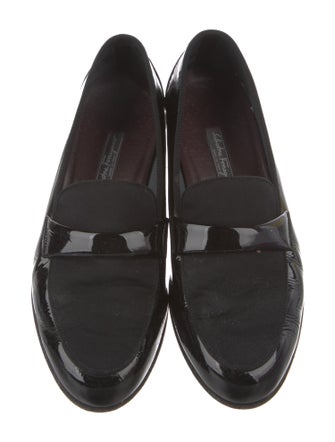 Salvatore Ferragamo Patent Leather Monk Straps