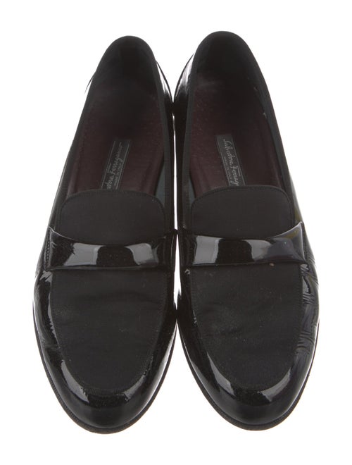 Salvatore Ferragamo Patent Leather Monk Straps