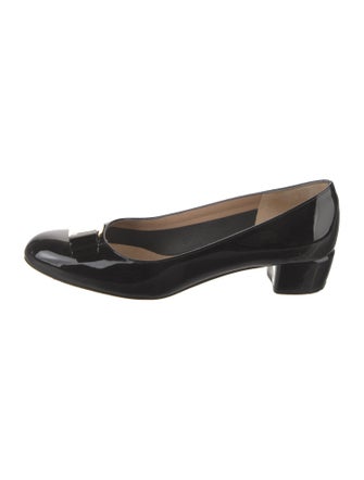 Salvatore Ferragamo Vara Bow Accent Patent Leather Pumps