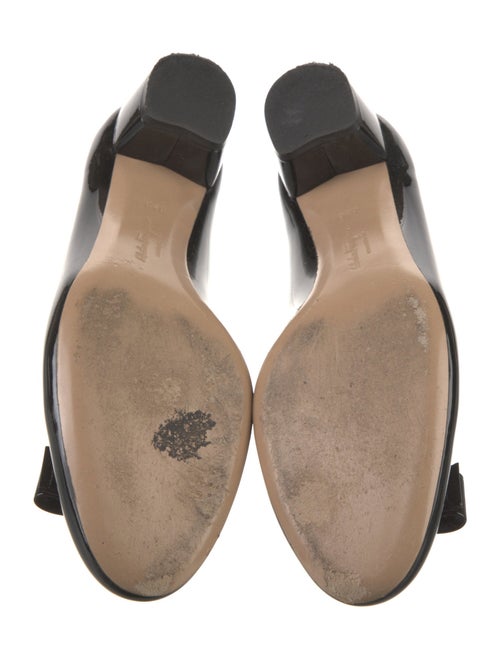 Salvatore Ferragamo Vara Bow Accent Patent Leather Pumps