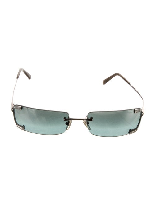 Salvatore Ferragamo Square Mirrored Sunglasses