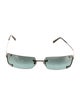 Salvatore Ferragamo Square Mirrored Sunglasses
