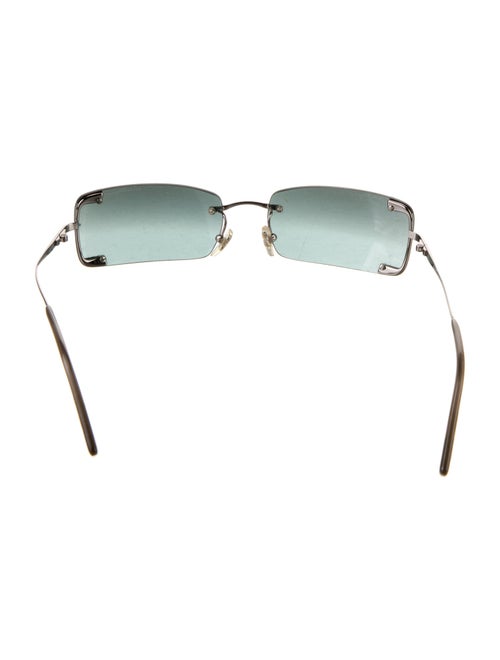 Salvatore Ferragamo Square Mirrored Sunglasses