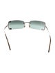 Salvatore Ferragamo Square Mirrored Sunglasses