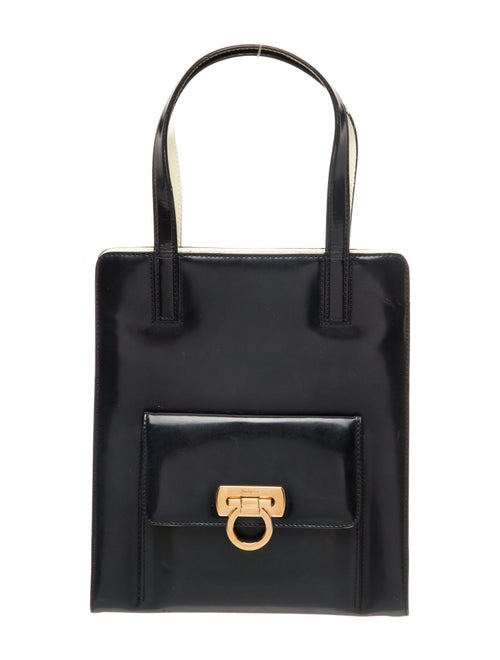 Salvatore Ferragamo Leather Top Handle Bag