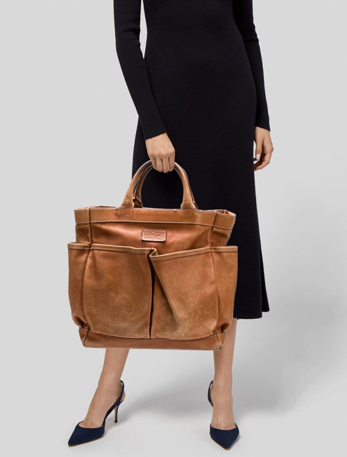 Salvatore Ferragamo Leather Tote