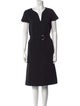 Salvatore Ferragamo Virgin Wool Midi Length Dress