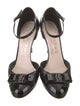 Salvatore Ferragamo Vara Bow Accent Patent Leather D'Orsay Pumps