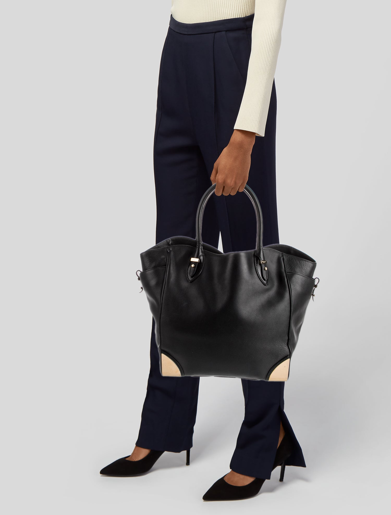 Salvatore Ferragamo Leather Tote