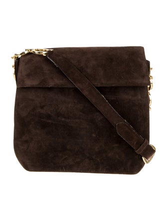 Salvatore Ferragamo Suede Messenger Bag