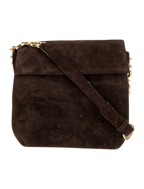 Salvatore Ferragamo Suede Messenger Bag