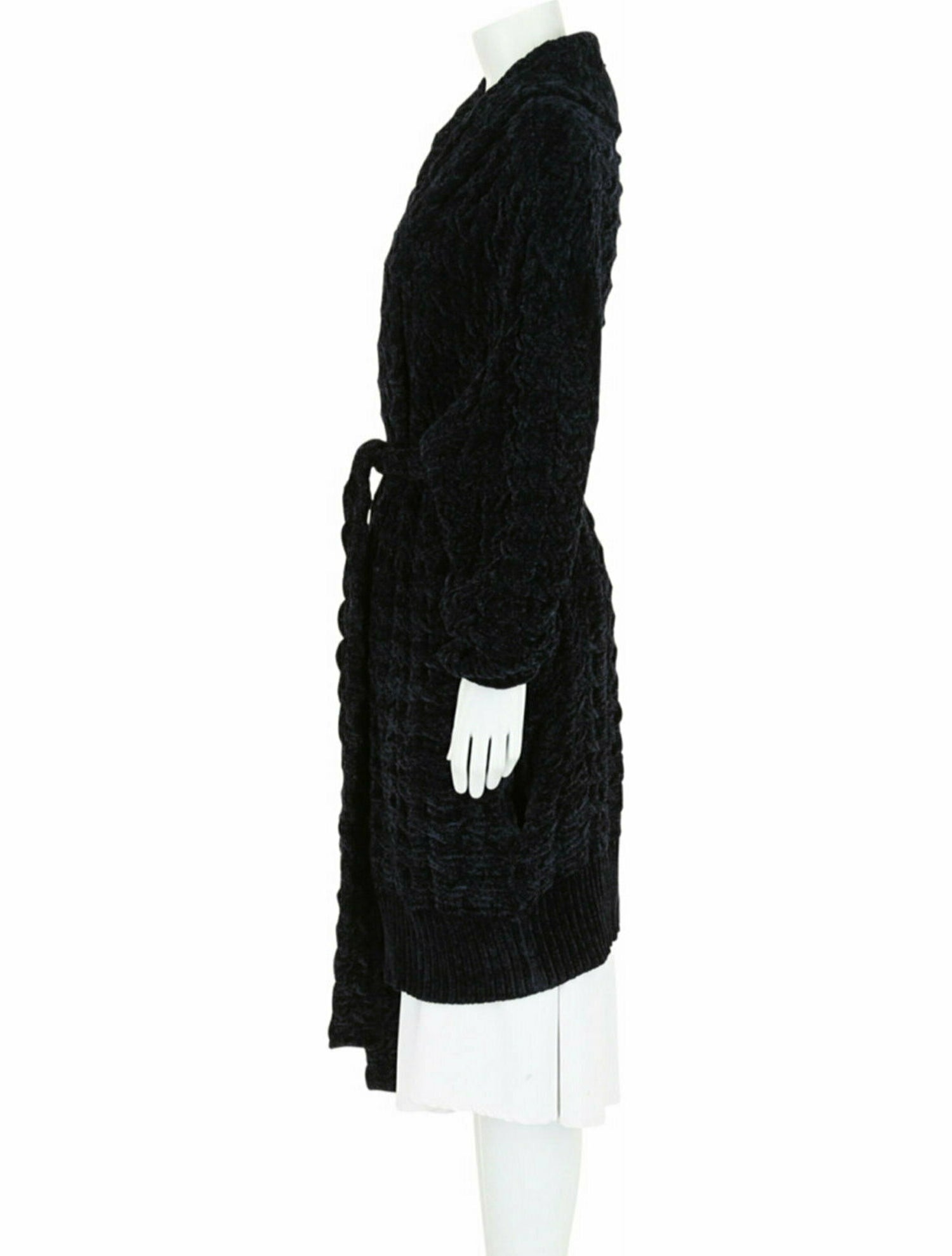 Salvatore Ferragamo Chenille Solid Coat w/ Tags