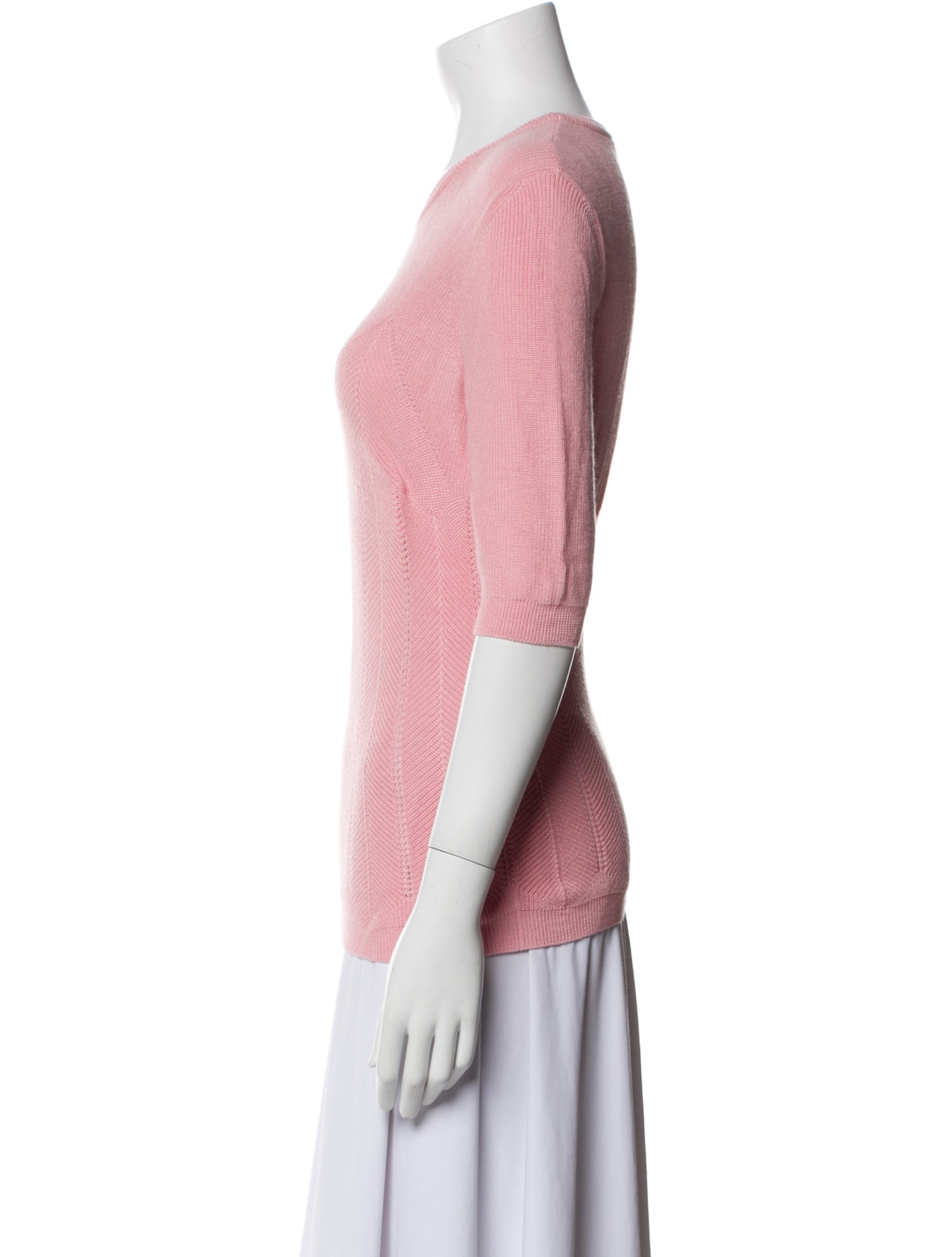 Salvatore Ferragamo Virgin Wool Scoop Neck Sweater