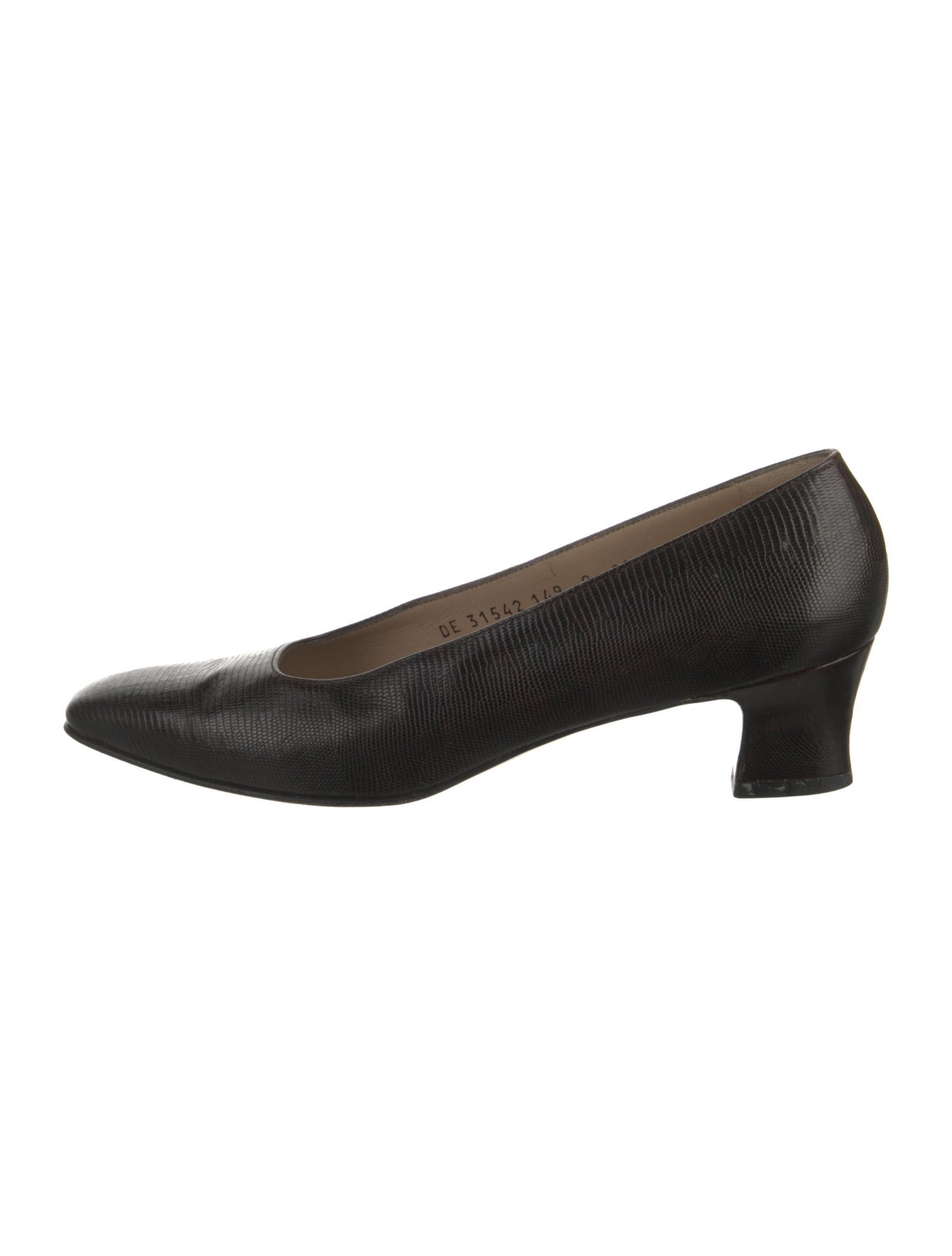 Salvatore Ferragamo Vintage Lizard Pumps