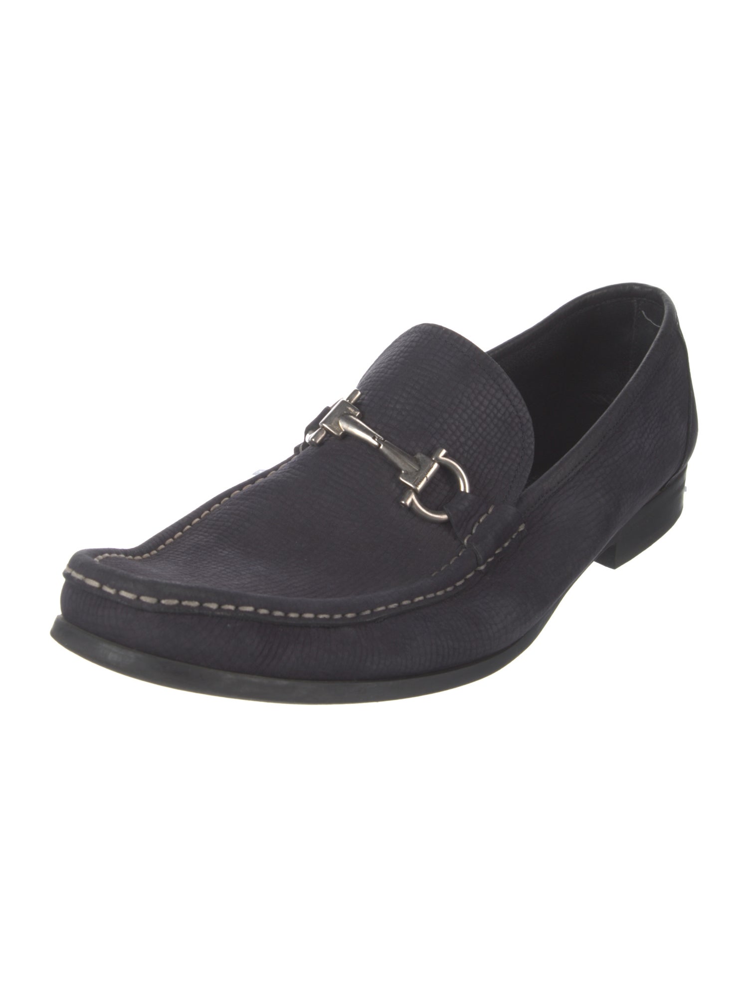 Salvatore Ferragamo Suede Dress Loafers