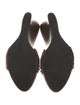 Salvatore Ferragamo Leather Leather Trim Embellishment Slides