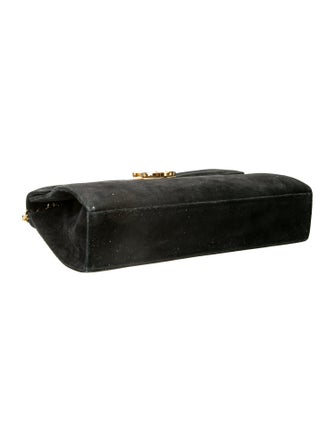 Salvatore Ferragamo Velvet Shoulder Bag