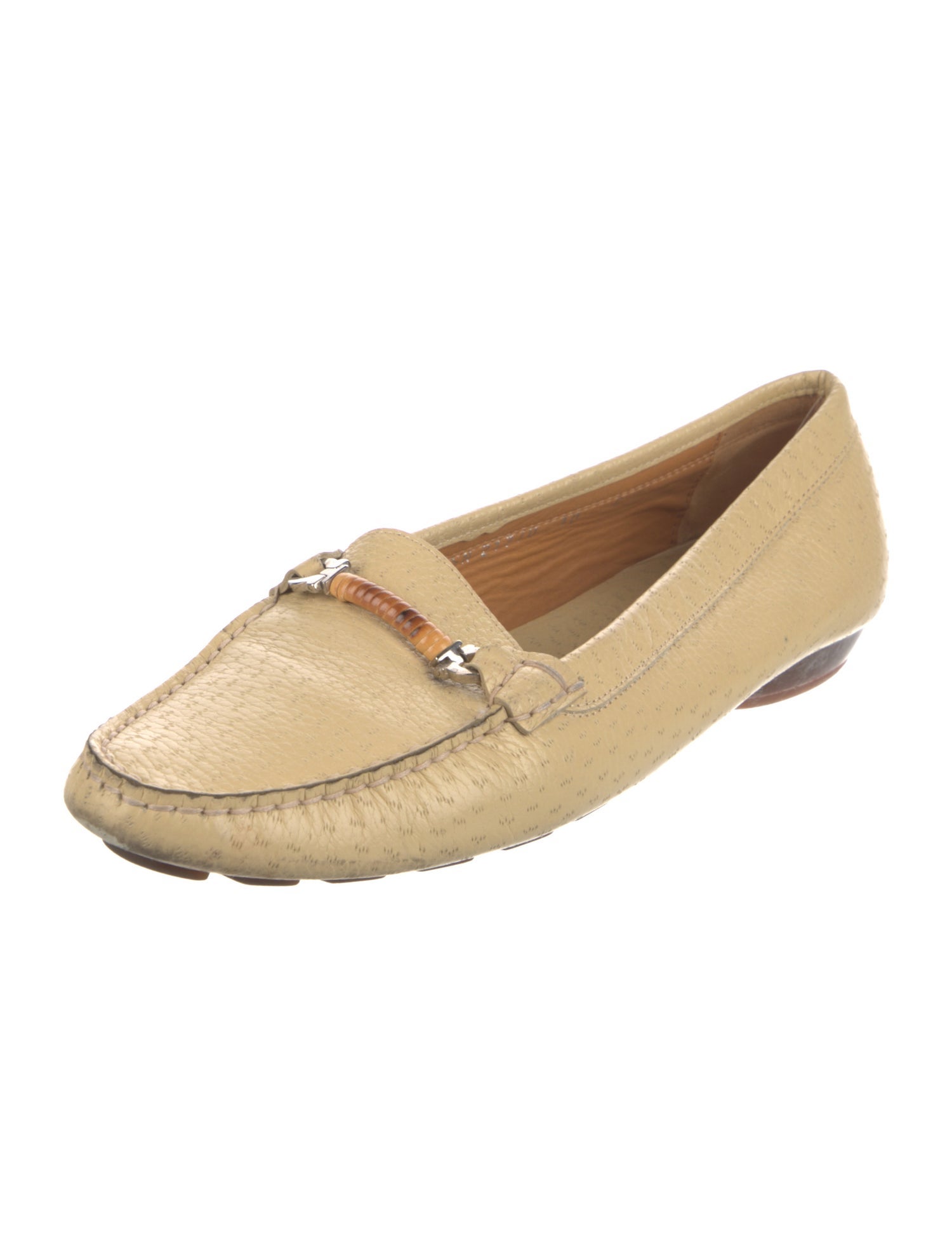 Salvatore Ferragamo Gancini Logo Leather Loafers