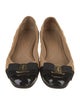 Salvatore Ferragamo Quilted Pattern Leather Flats