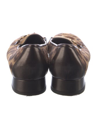 Salvatore Ferragamo Ponyhair Animal Print Pumps