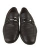 Salvatore Ferragamo Gancini Logo Leather Loafers