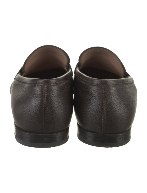 Salvatore Ferragamo Gancini Logo Leather Loafers