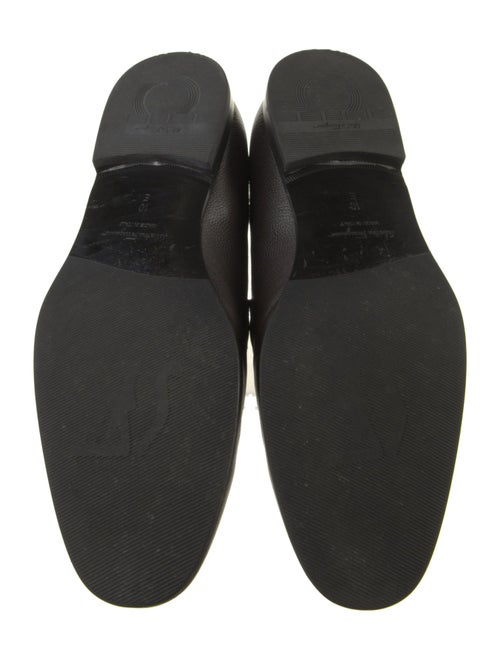 Salvatore Ferragamo Gancini Logo Leather Loafers