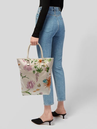 Salvatore Ferragamo Satin Tote