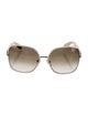Salvatore Ferragamo Oversize Gradient Sunglasses