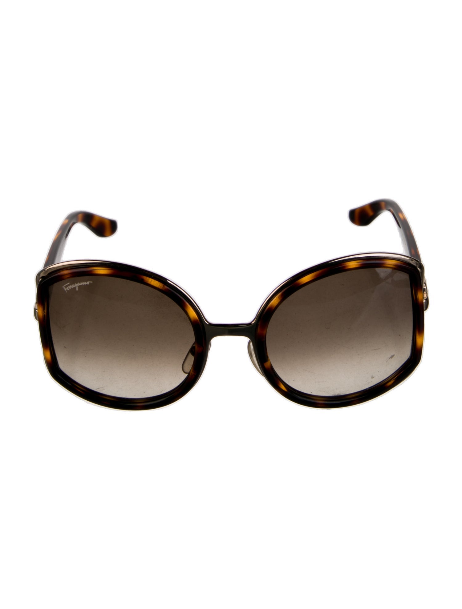 Salvatore Ferragamo Oversize Gradient Sunglasses