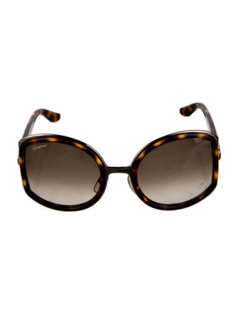 Salvatore Ferragamo Oversize Gradient Sunglasses
