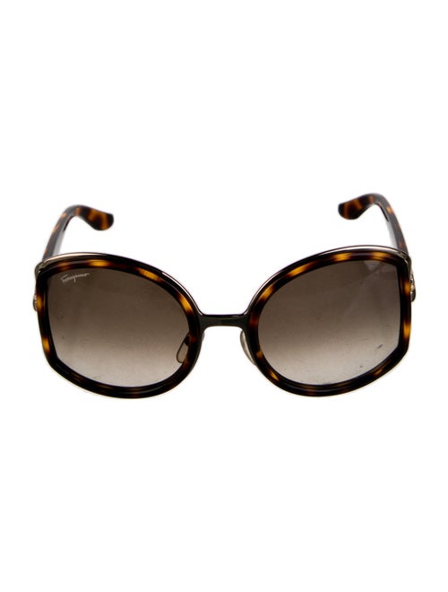 Salvatore Ferragamo Oversize Gradient Sunglasses