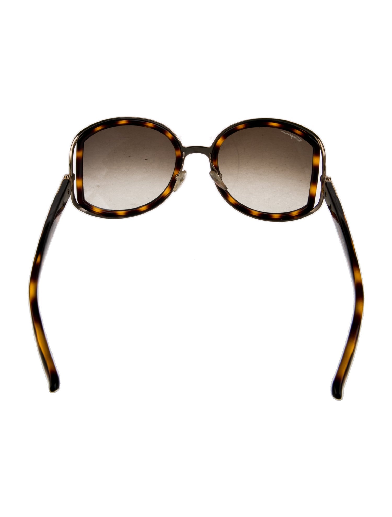 Salvatore Ferragamo Oversize Gradient Sunglasses