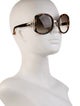 Salvatore Ferragamo Oversize Gradient Sunglasses