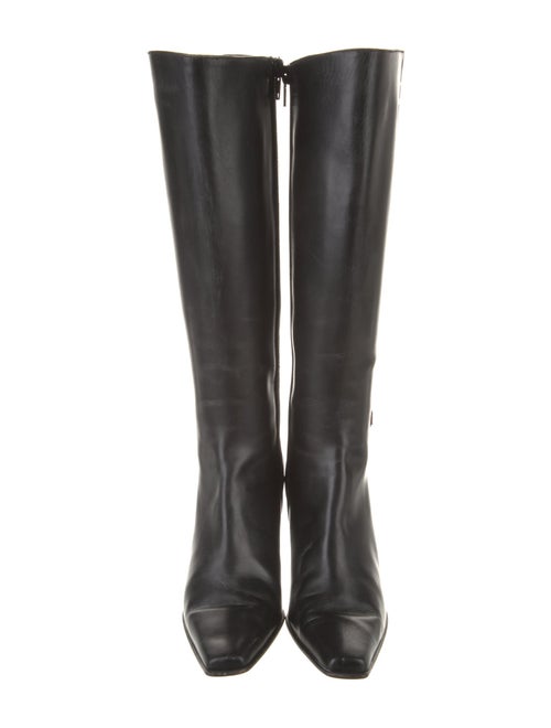 Salvatore Ferragamo Leather Riding Boots