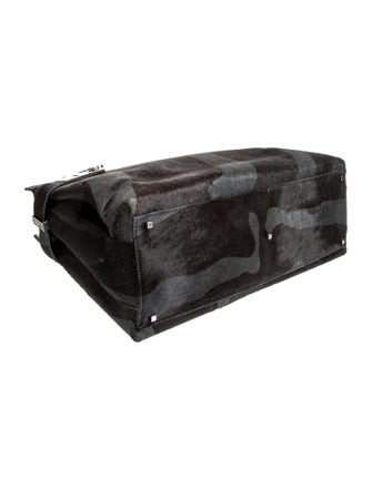 Salvatore Ferragamo Calf Hair Top Handle Bag