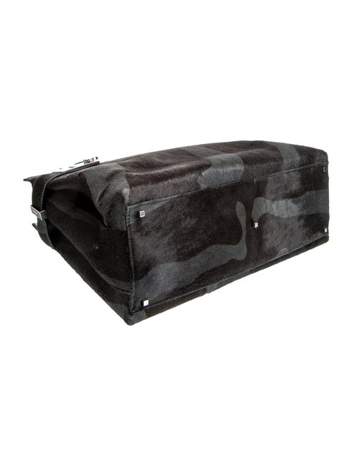 Salvatore Ferragamo Calf Hair Top Handle Bag