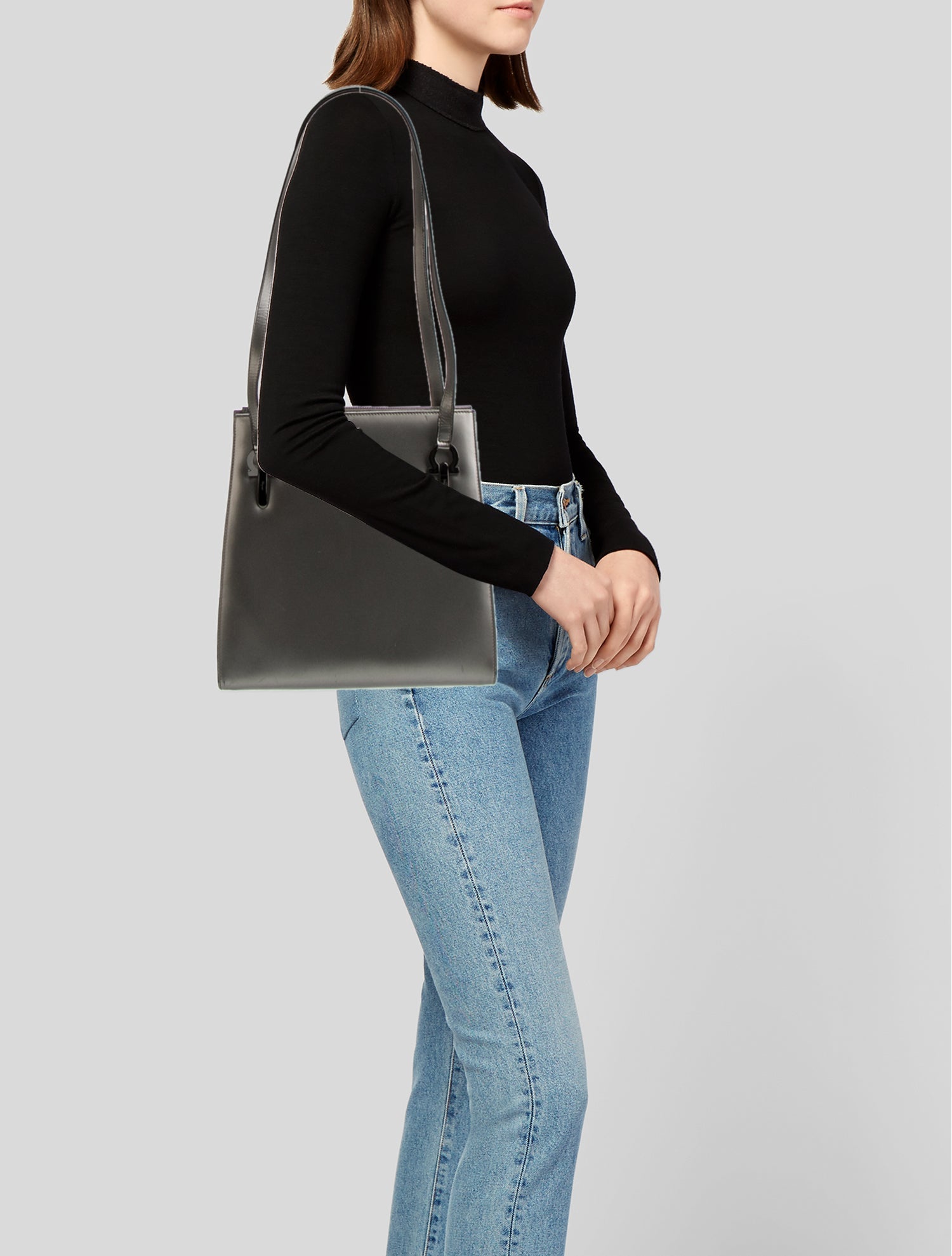 Salvatore Ferragamo Leather Shoulder Bag