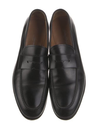 Salvatore Ferragamo Leather Monk Straps
