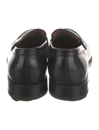 Salvatore Ferragamo Leather Monk Straps