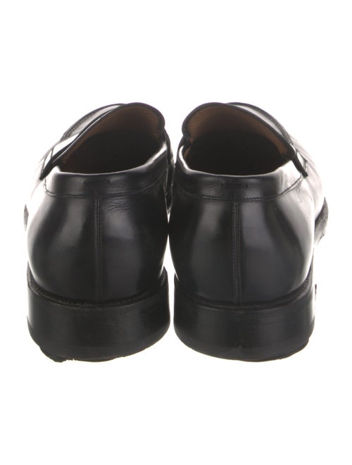 Salvatore Ferragamo Leather Monk Straps