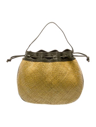 Salvatore Ferragamo Raffia Shoulder Bag