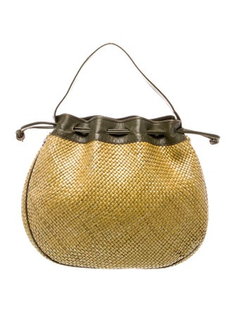 Salvatore Ferragamo Raffia Shoulder Bag