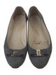 Salvatore Ferragamo Bow Accents Flats