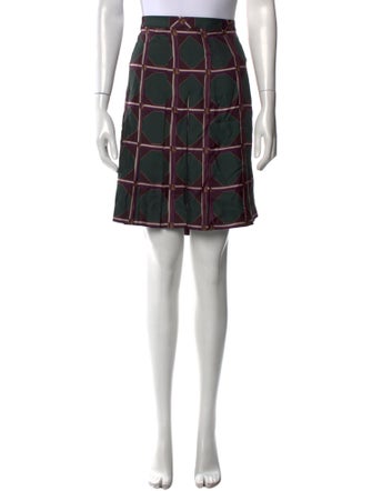 Salvatore Ferragamo Silk Knee-Length Skirt